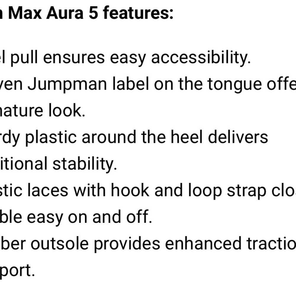 Jordan max aura 5 toddler 9c size - Picture 7 of 7